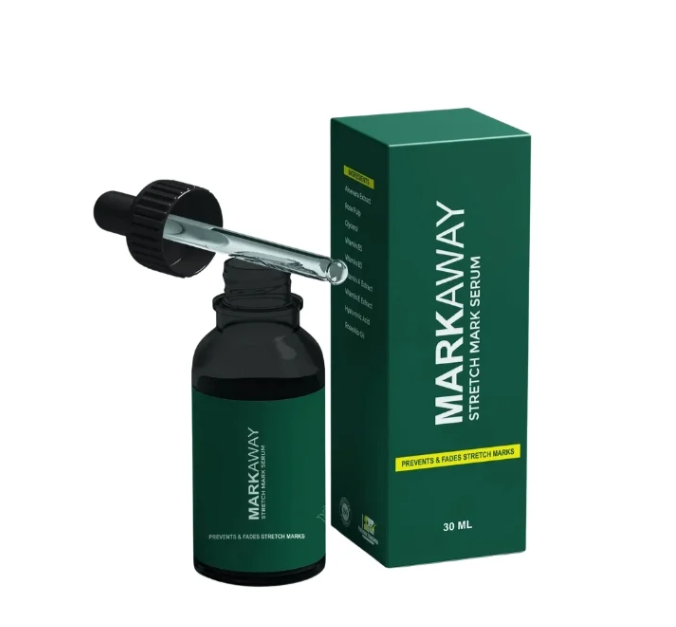 Markaway Stretch Mark Serum Herbal Formula for Scars & Skin Elasticity 30ml Nourishing, Repairing & Firming Skin Treatment - Image 2