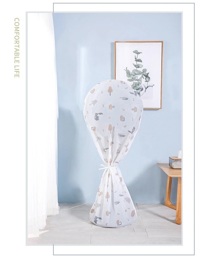 Decorative Fan Cover with Colorful Pattern Design ? Dust Protection & Stylish Room Accent - Image 3