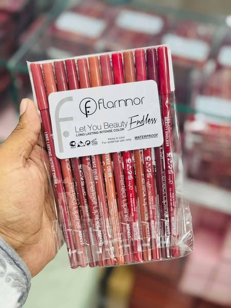 Flormar Perfect Lipliner ? Long-Lasting & Intense Color | Smooth Application | Pack of 12 Shades