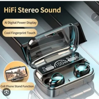 DaMix Original M10 Bluetooth Earbuds ? Wireless Earphones with LED Display & Power Bank Case