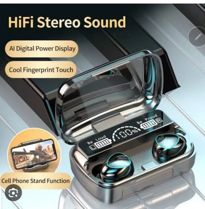 DaMix Original M10 Bluetooth Earbuds ? Wireless Earphones with LED Display & Power Bank Case