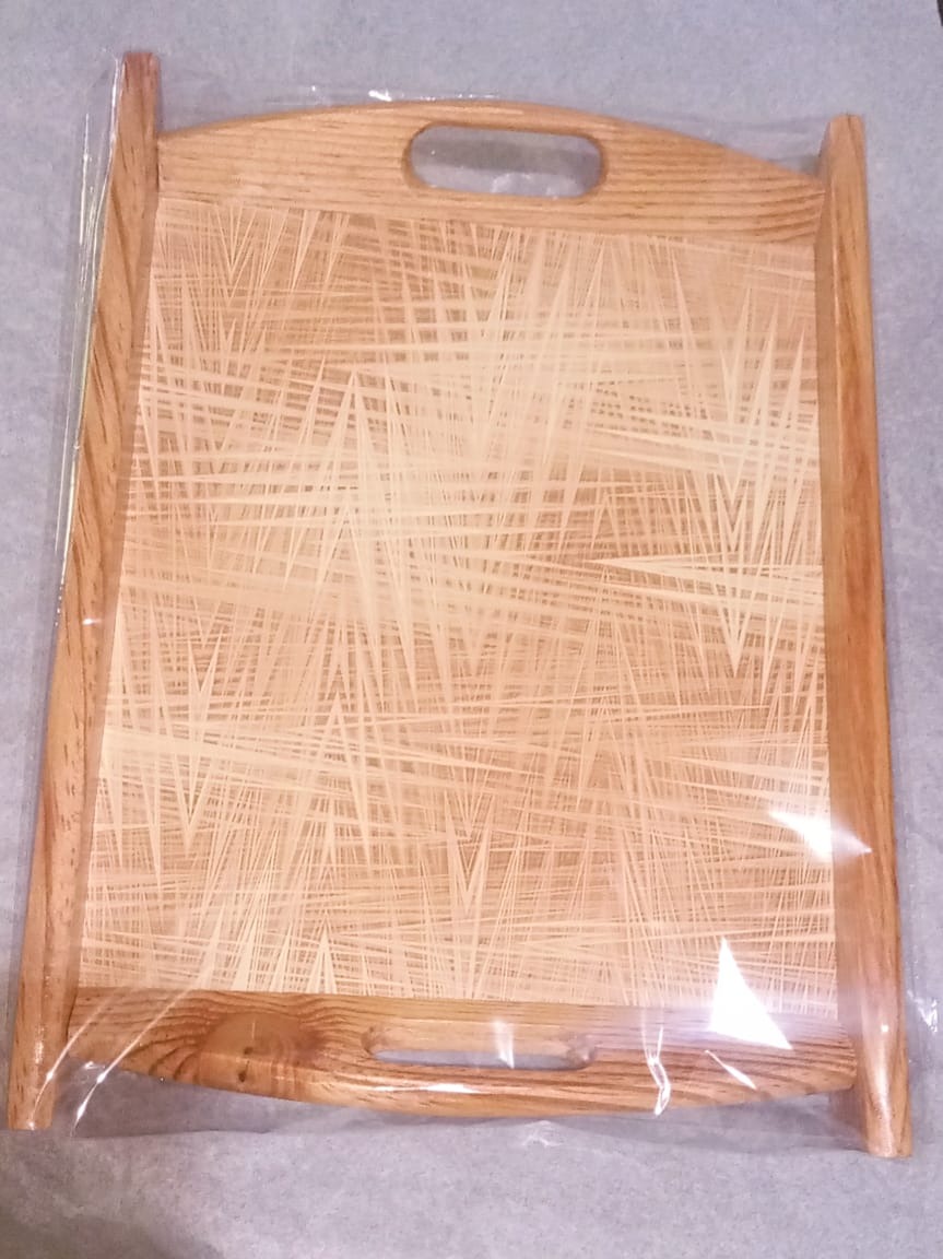 Large Wooden Serving Tray ? Strong, Stylish, and Perfect for Serving Food, Drinks, and Decorating Your Home - Image 5