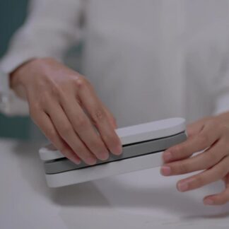 B005 LED Folding Table Lamp ? Rechargeable Stepless Dimmable Desk Light with Type-C Charging & Lithium Battery