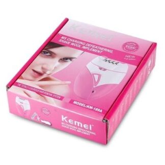 Kemei KM-189A Rechargeable Epilator ? Women?s Hair Removal Device with USB Charging, Gentle Shaver & Defeathering Tool for Smooth Skin