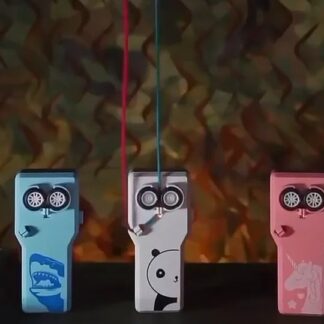 ZipString Portable Rope Launcher – Handheld Kinetic String Thruster & Creative Floating Loop Toy for Kids and Adults ( random colour )