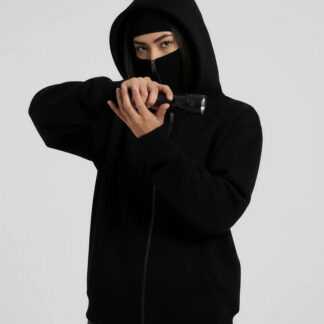 Balaclava Winter Zipper Hoodie Providing Warm Protection With Comfortable Fit Everyday Winter Wear