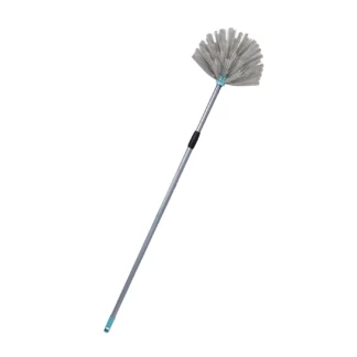 Cobweb Duster (Flower) - Easy To Reach Duster with Foldable Rod