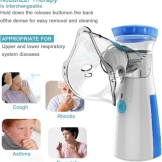 Portable Mesh Nebulizer (Model JSL-WNE02) – Quiet, Handheld Ultrasonic Inhaler for Respiratory Relief, Kids and Adults