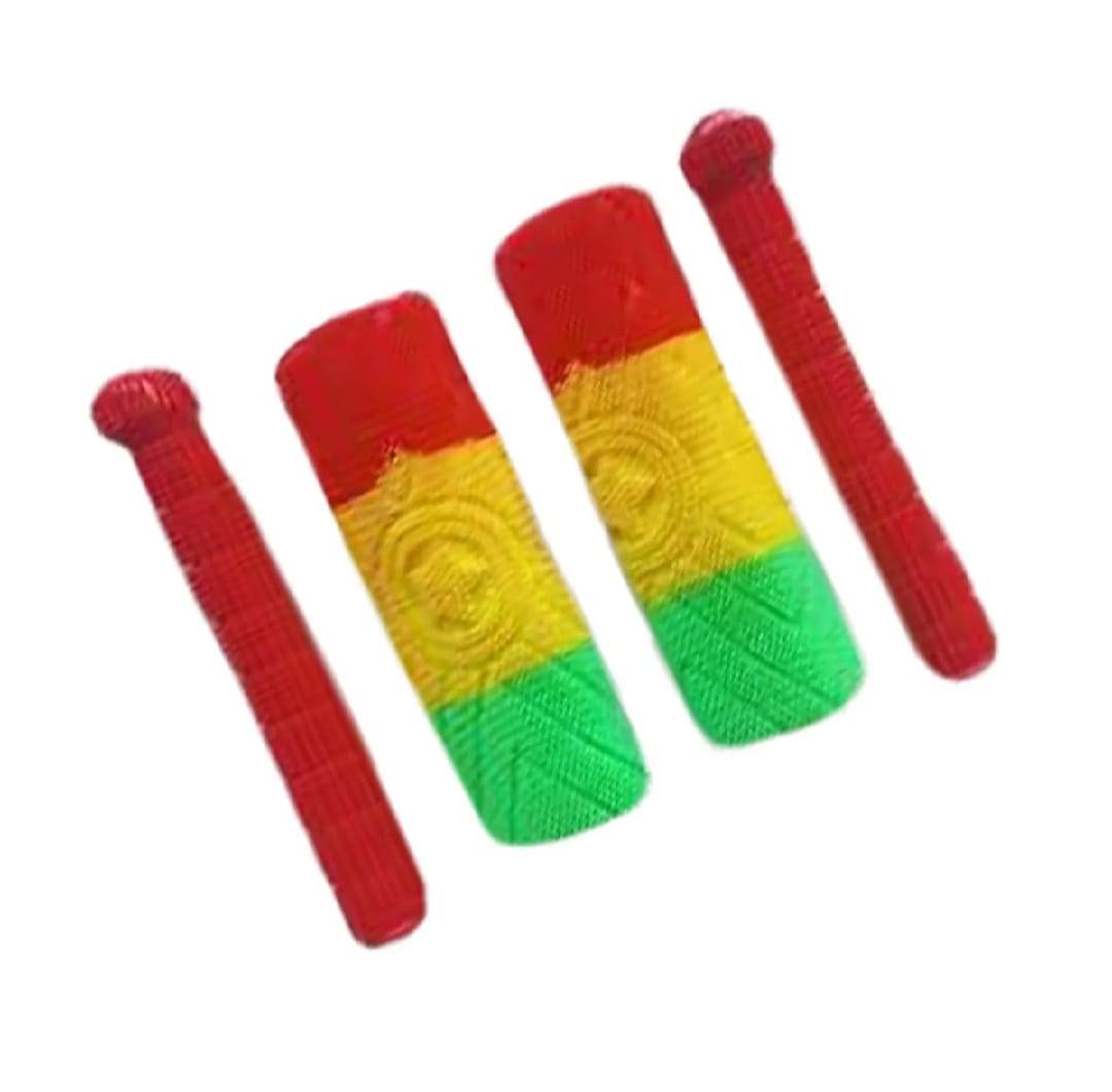 Rubber Bike Handle Grip Cover With Clutch And Brake Cover Providing Durable Quality Comfortable Use (Random Color) - Image 2