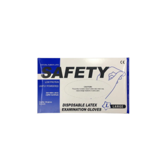 100PCs Safety Examination Gloves – Premium Protection, Comfort & Hygiene for Medical, Laboratory, and Everyday Use with Reliable Performance (Medium)