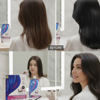 INGV Hair Color Cream 1000ml (500ml + 500ml) – Salon-Quality Hair Dye, Rich Pigment, Long-Lasting Color, Smooth Application & Professional Results