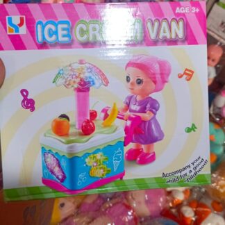 Cute Doll Ice Cream Cart With Music & Lights