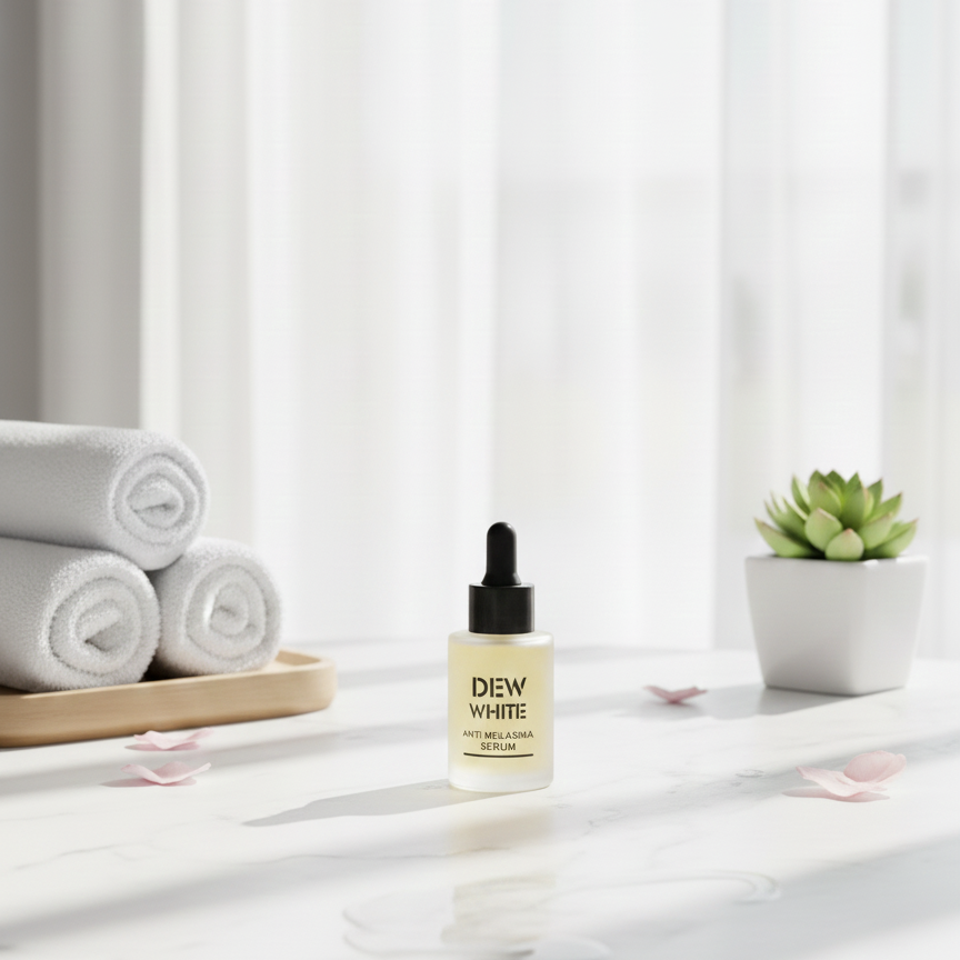 Dew White Anti Melasma Serum Gentle Formula Reduces Dark Spots Improves Skin Tone Provides Radiant Glow And Smooth Texture For Daily Use - 30ml - Image 2