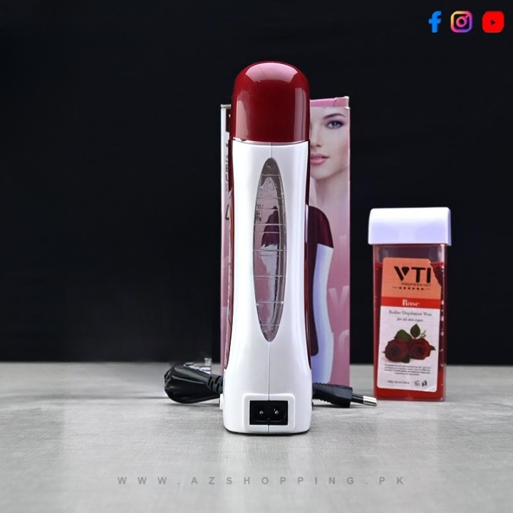 V-BENZ Original Electric Roll On Wax Depilator Heater Hair Removal Machine (Wax Cartridge Included) – Model: V-5889 - Image 2