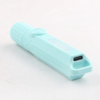 XJ-808 Multifunctional ABS LED Pocket Work Light New Design Portable USB Torch Flashlight Outdoor Emergency Camping Use EDC Flashlight ( Random Color )