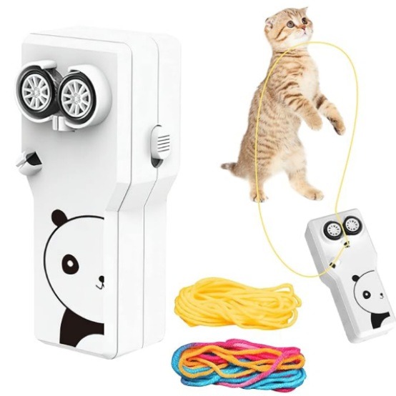 ZipString Portable Rope Launcher – Handheld Kinetic String Thruster & Creative Floating Loop Toy for Kids and Adults ( random colour ) - Image 2