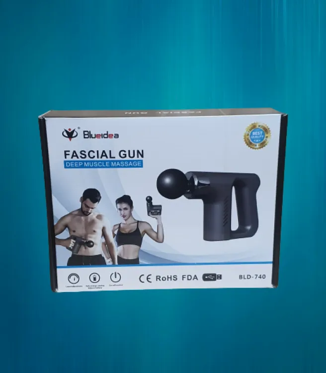 Blueidea Deep Tissue fascial massager with 4 massage Muscle Massage Gun (Random color) - Image 3