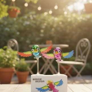 1Pc Fluttering Birdie Decor – Aerodynamand Motorcycle Mirrors ( random colouric Motion Accessory for Car  )