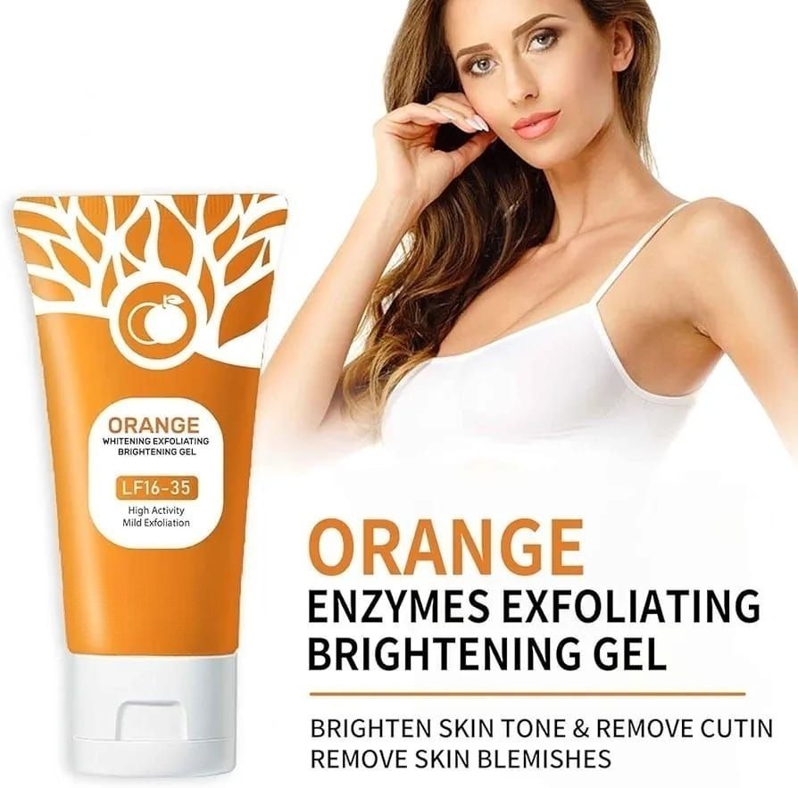 Orange Enzyme Exploiting Gel – Brightening, Exfoliating & Nourishing Citrus Skincare for Radiant, Healthy, Glowing Complexion Every Day (120gm)