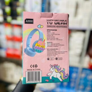 SAMONPOW Kids Bluetooth Headphones – Wireless, Noise-Cancelling, with Microphone | Soft Silicone On-Ear Headphones for School, Travel, Tablet & Phone (random colour)