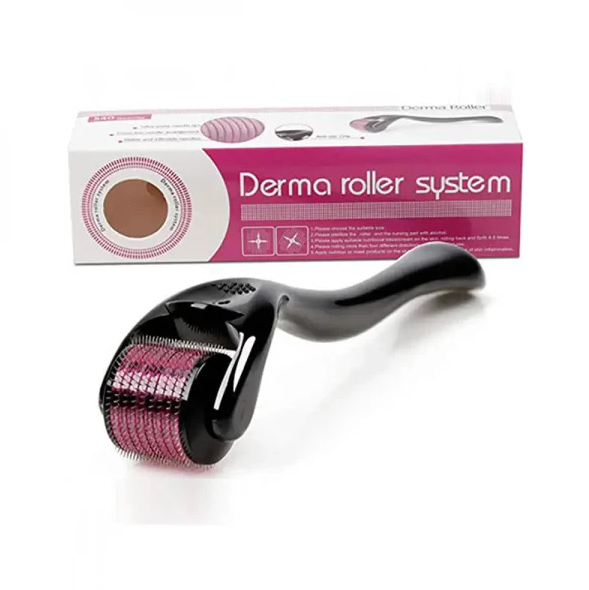 Derma Roller, 0.5mm for Hair and Skin Therap, Micro Needle Derma Roller with 540, Beauty Roller for Anti-aging Skin Repair, Acne Scars Removal and Pores with 540 Titanium Needle for Men and Women - Image 3