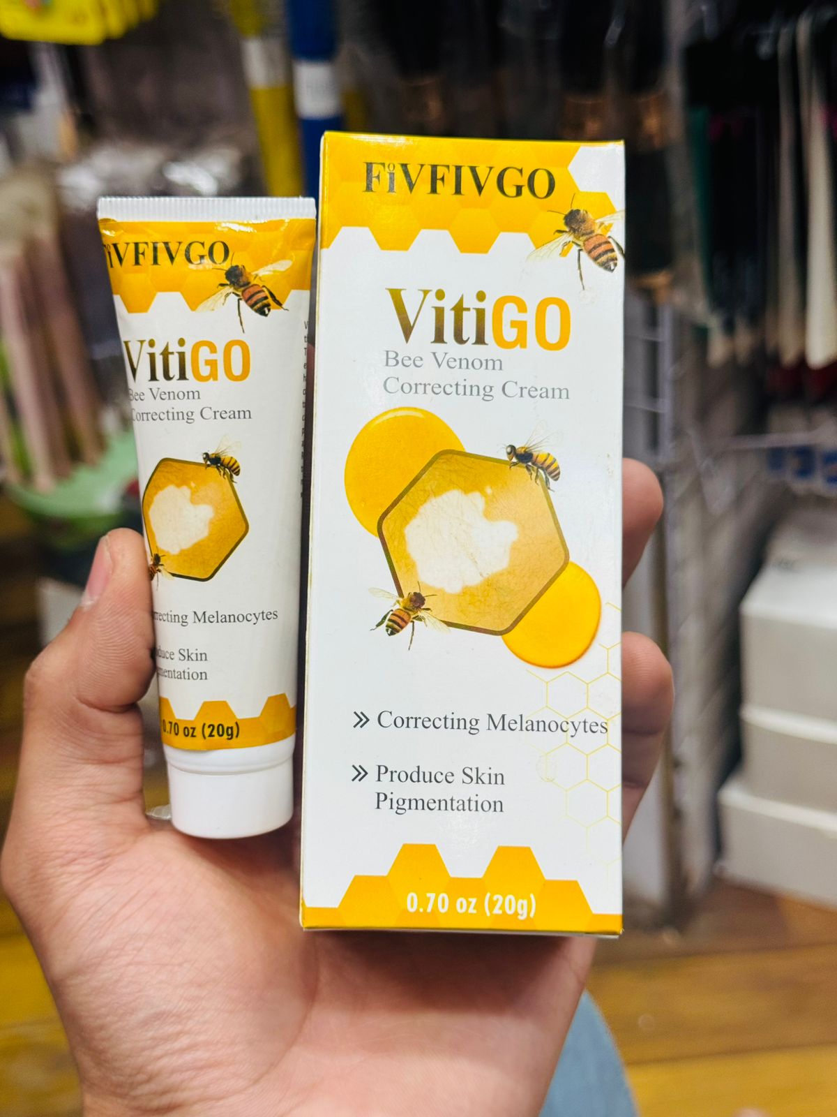 Bee Venom Vitiligo Treatment Cream - Restore Melanocytes & Skin Pigmentation - Natural Melanin Care Ointment for Leukoplakia (20g) - Image 6