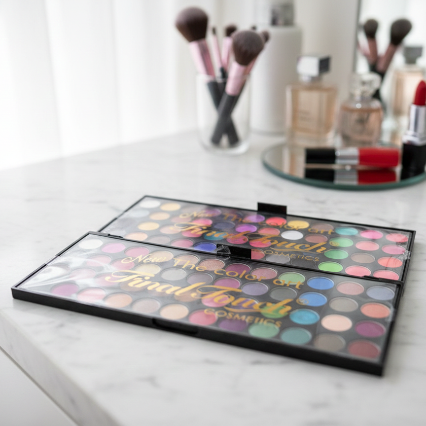 Final Touch Eyeshadow Palette | 96 Colors | Matte & Shimmer | Professional Makeup Kit - Image 4