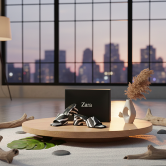 Zebra-Print Block Heel Mules – Essential Chic Collection