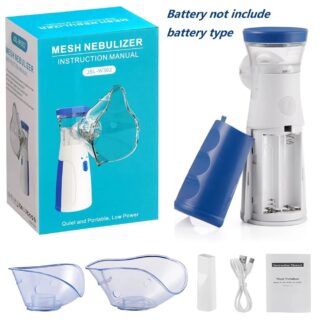 Mesh Nebulizer Battery Operated Silent Operation Compact Design Perfect Choice For Daily Breathing And Health Care Needs