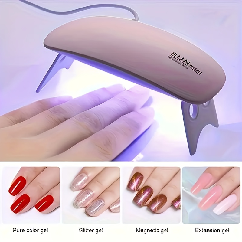 UV Led Lamp For Nails 6W Nail Lamp Light With Timer Mini Premium Quality Smooth Finish - Image 3