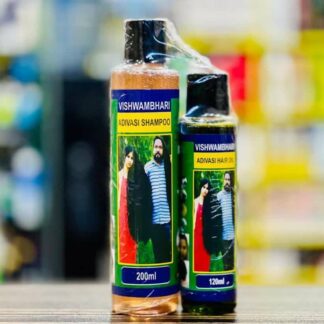 Adivasi Herbal Hair Oil And Shampoo Deal Pack Of 2 – Natural Hair Care Combo For Strong, Shiny, And Healthy Hair (Oil 100ml + Shampoo 200ml)