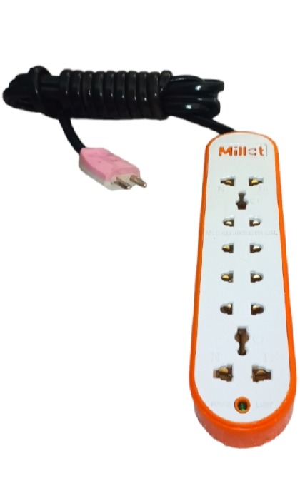 Extension Lead 5‑Way | 4M Copper Wire | Power Switch | Multi‑Socket Extension Cord | White - Image 4