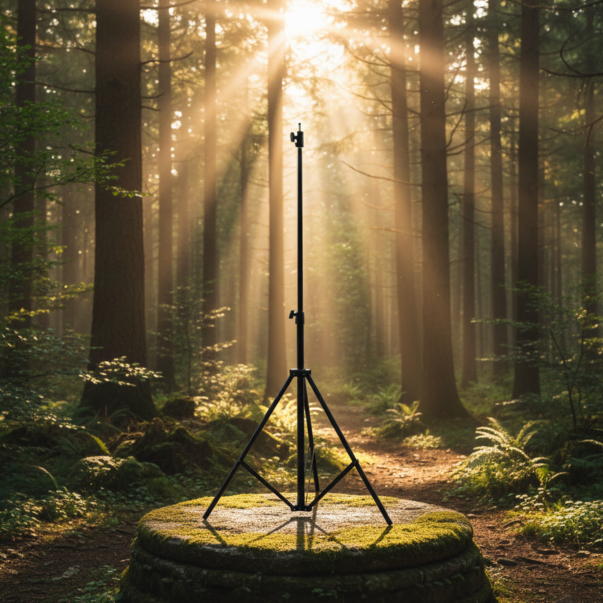 7 Foot Photography Tripod Light Stand Providing Strong Support With Adjustable Height Durable Build - Image 3