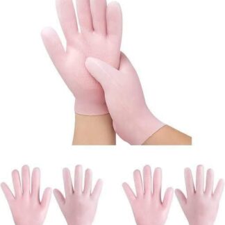 (1 Pair) Moisturizing Glove Set, Silicone Gel Spa Gloves For Dry Cracked Skin