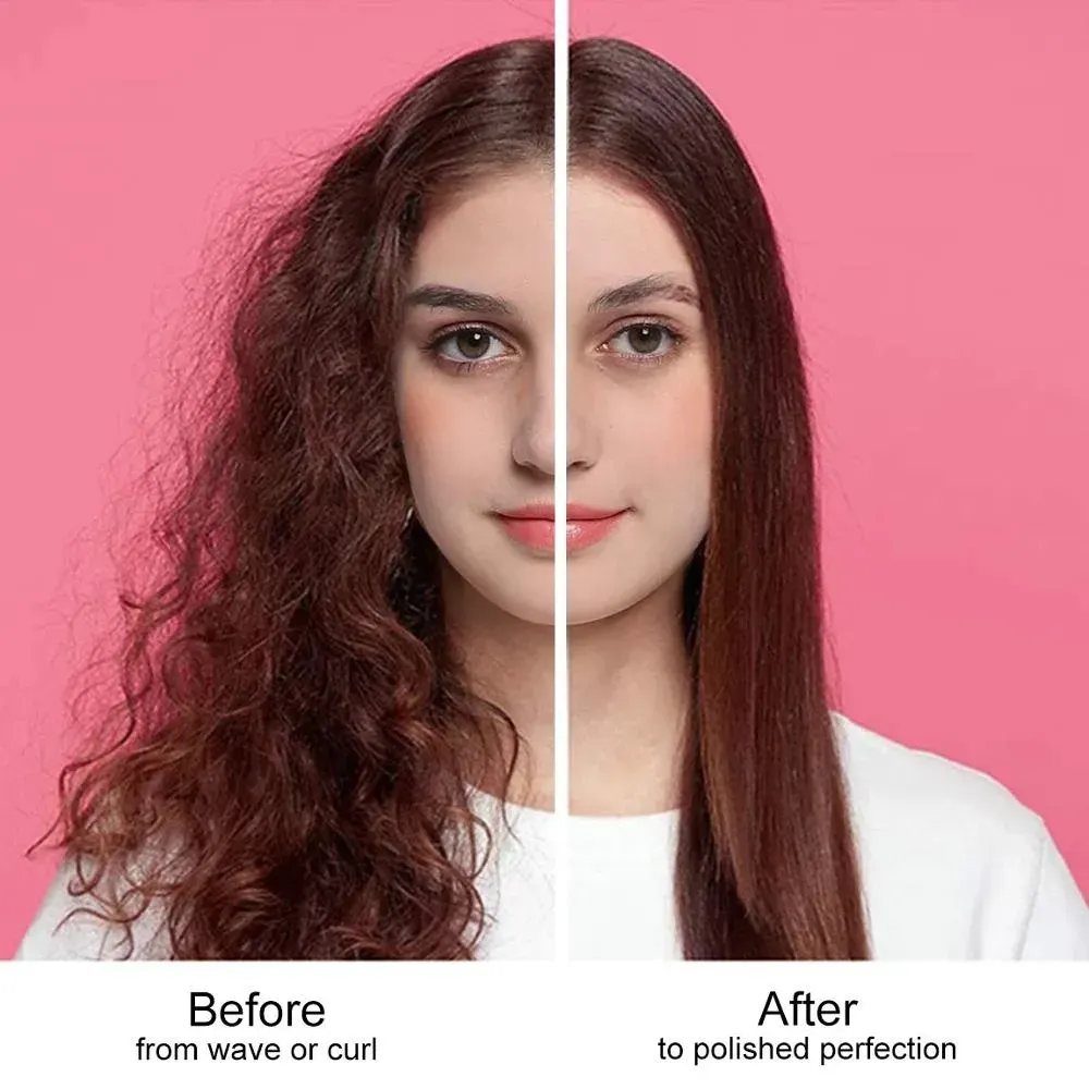 3‑in‑1 Hair Dryer with Comb, Hair Straightener & Curler for Easy Styling - Image 2