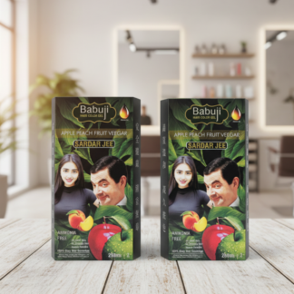 Babu Ji Hair Color Providing Confidence In Every Shade Long Lasting Color Natural Shine - 250ML x 2