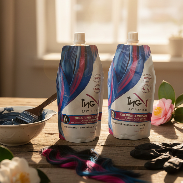 INGV Hair Color Cream 1000ml (500ml + 500ml) – Salon-Quality Hair Dye, Rich Pigment, Long-Lasting Color, Smooth Application & Professional Results - Image 4