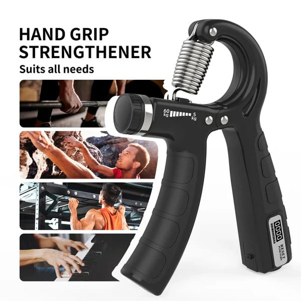 Adjustable Exerciser Hand Gripper With Counter Strengthener Adjustable Resistance Wrist Strengthener Forearm Gripper Hand Workout (Random Color) - Image 2