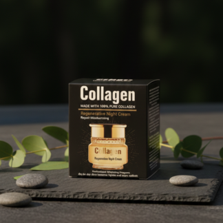 Pure Collagen Regenerative Night Cream - Professional Whitening, Repair & Intense Moisturizing Formula