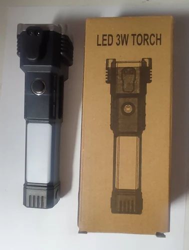 Ultra-Bright LED Tactical Torch Flashlight: High-Powered, Rechargeable Handheld Light with Adjustable Zoom and Multiple Modes (High/Low/Strobe/SOS) - Image 3