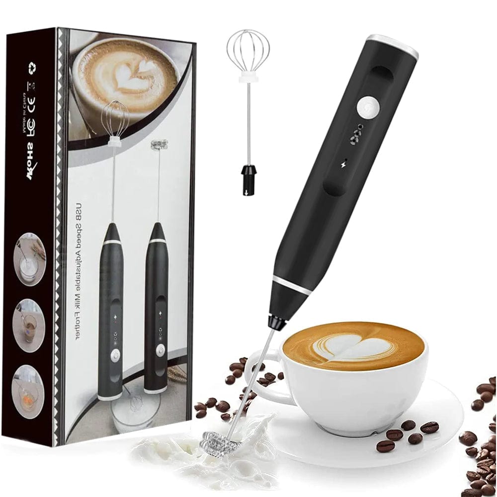 2 in 1 Coffee Beater Rechargeable Smooth Mixing Easy Use Compact Design Comfortable Handling - Image 2
