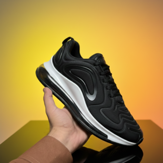 Black Nike Air Max 720 Sneakers Providing Stylish Design Comfortable Wear Durable Quality