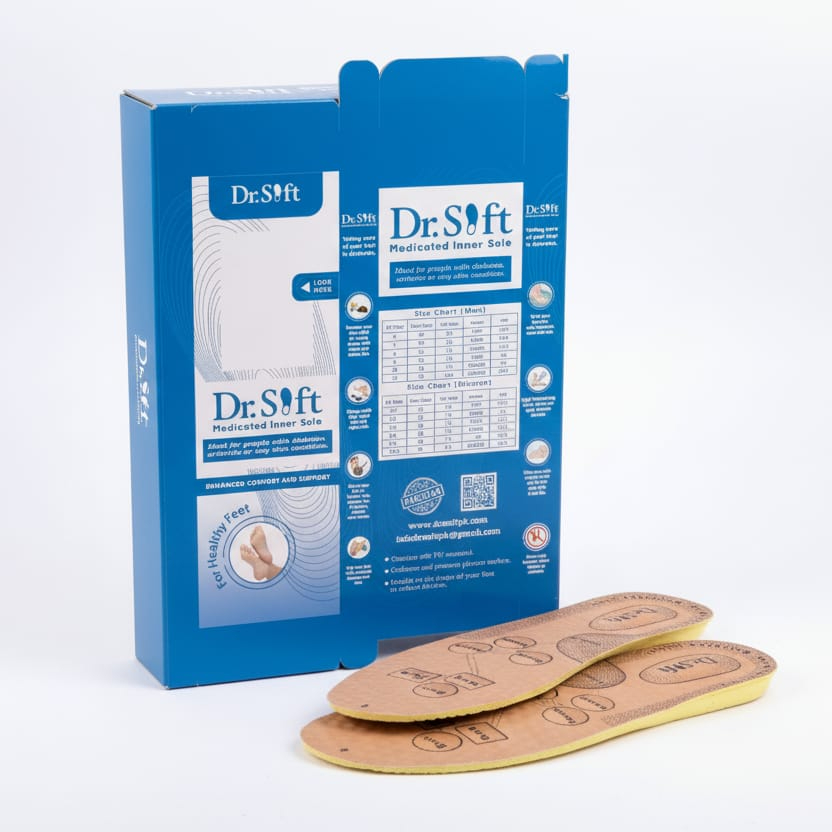 Medicated Sole Comfortable Design Premium Quality Easy Use Perfect Choice For Foot Care - Image 2