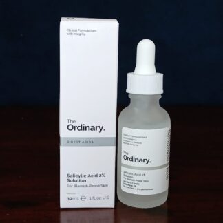 The Ordinary Salicylic Acid 2% Solution, a water-based serum designed for blemish-prone and oily skin.30ML-Imported Quality