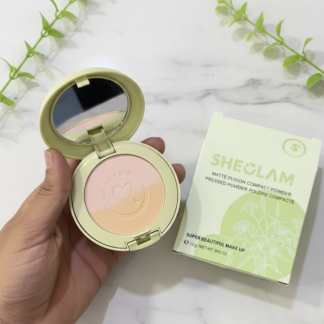 Sheglam Matte Fusion Double Shade Compact Powder – Smooth Matte Finish, Lightweight Formula, And Long-Lasting Coverage For Daily Makeup Use