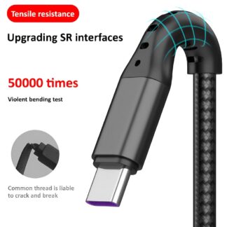 3 in 1 USB Fast Charging Cable – Lightning, Micro USB & Type-C | Compatible with iPhone, Android, Xiaomi, Huawei, Samsung, iPad