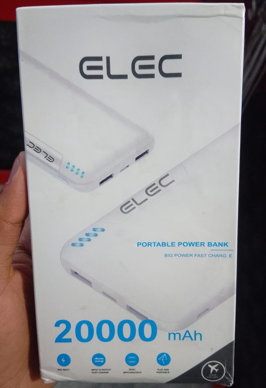 Elec 20000mAh Portable Power Bank Providing High Capacity Charging With Reliable Performance - Image 3