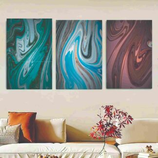 Set Of 3 sky Sticky Canvas Phototiles Frame For Wall, Home Decor