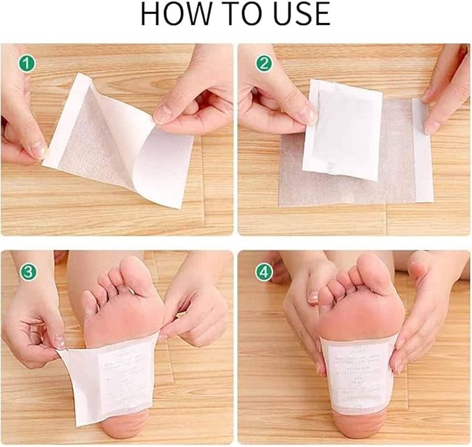 Kiyome Kinoki Detox Foot Pads | Pain-Free Cleansing Pads for Toxin Removal, Stress Relief & Improved Vital Organ Function | Red & Blueberry Variants (Random Variant)