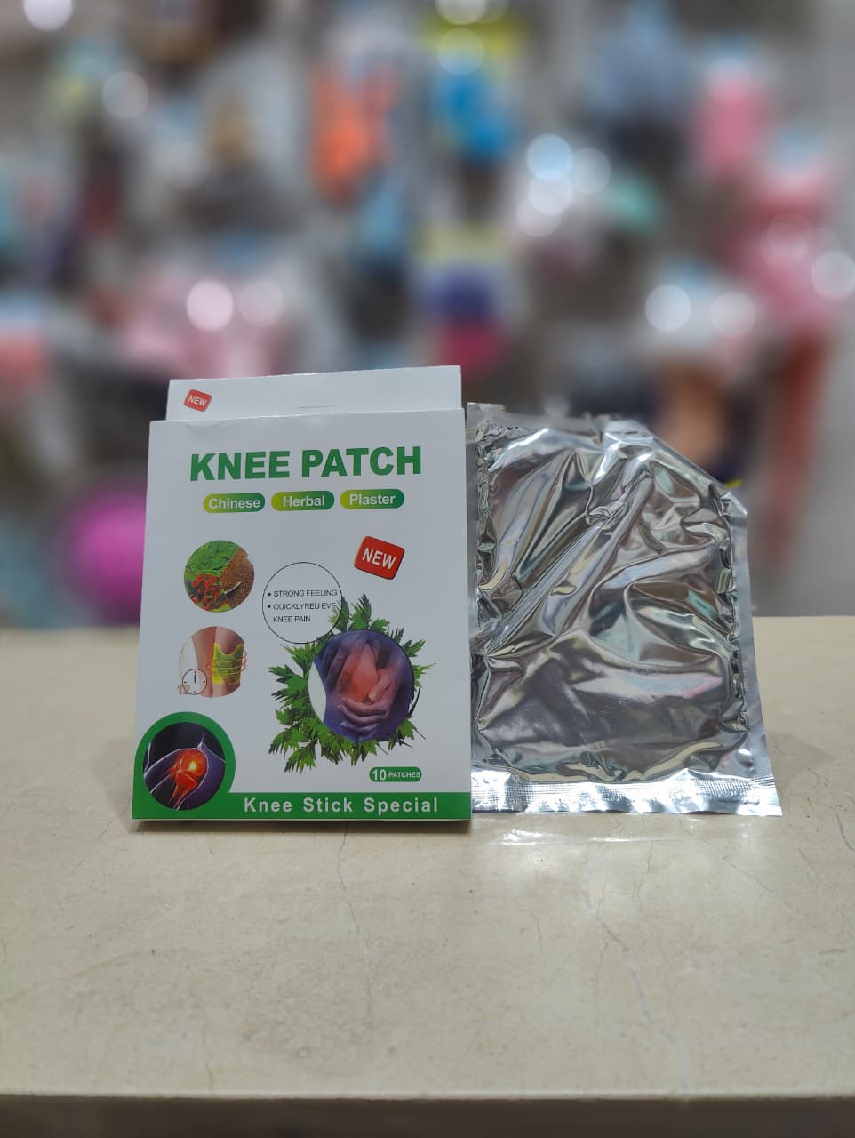 Herbal Knee Pain Relief Patch Heat Therapy For Joint And Muscle Comfort With Natural Ingredients (Pack of 10Pcs) - Image 4